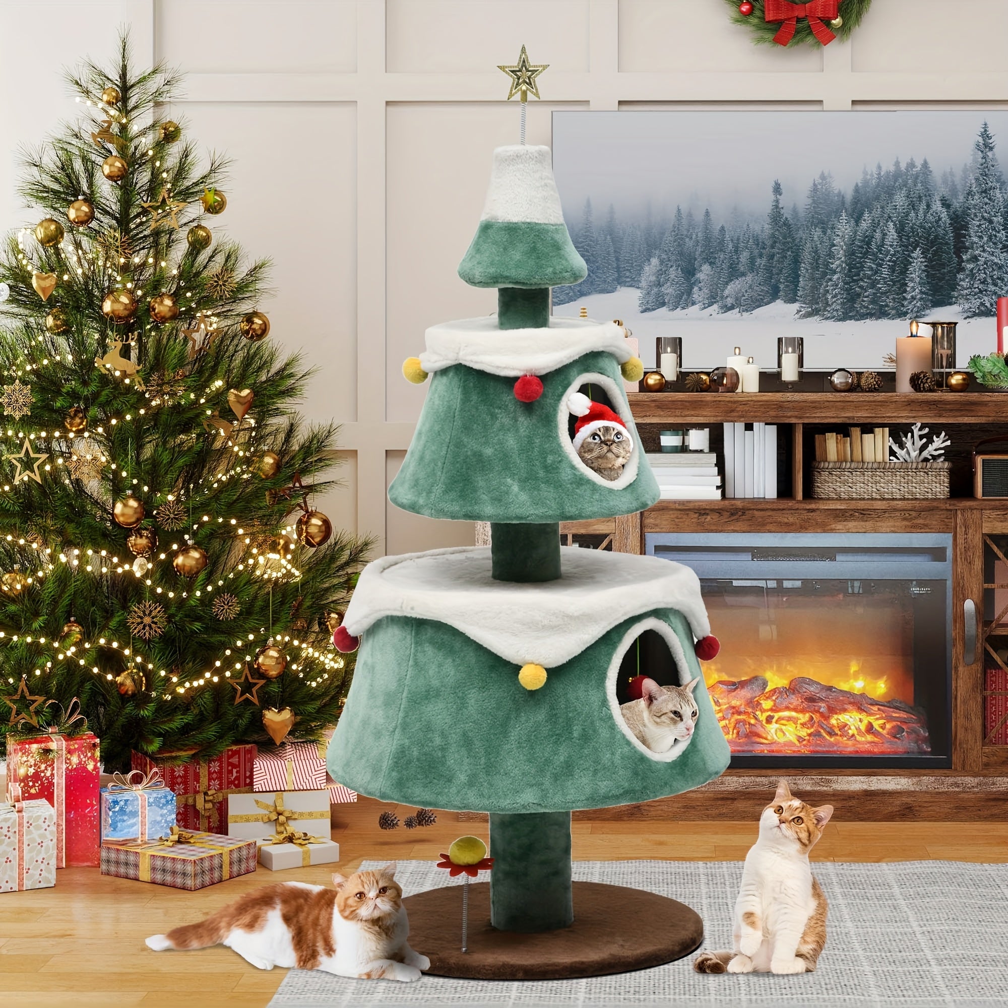 Christmas Cat Tree