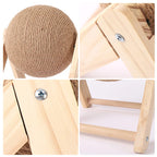 Cat Scratching Ball Toy with Sisal Rope