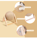 Cat Scratching Ball Toy with Sisal Rope