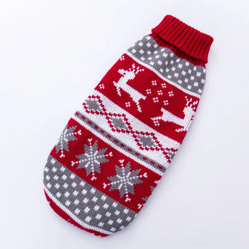 Striped Dog Sweater – Winter Warm Pet Clothes