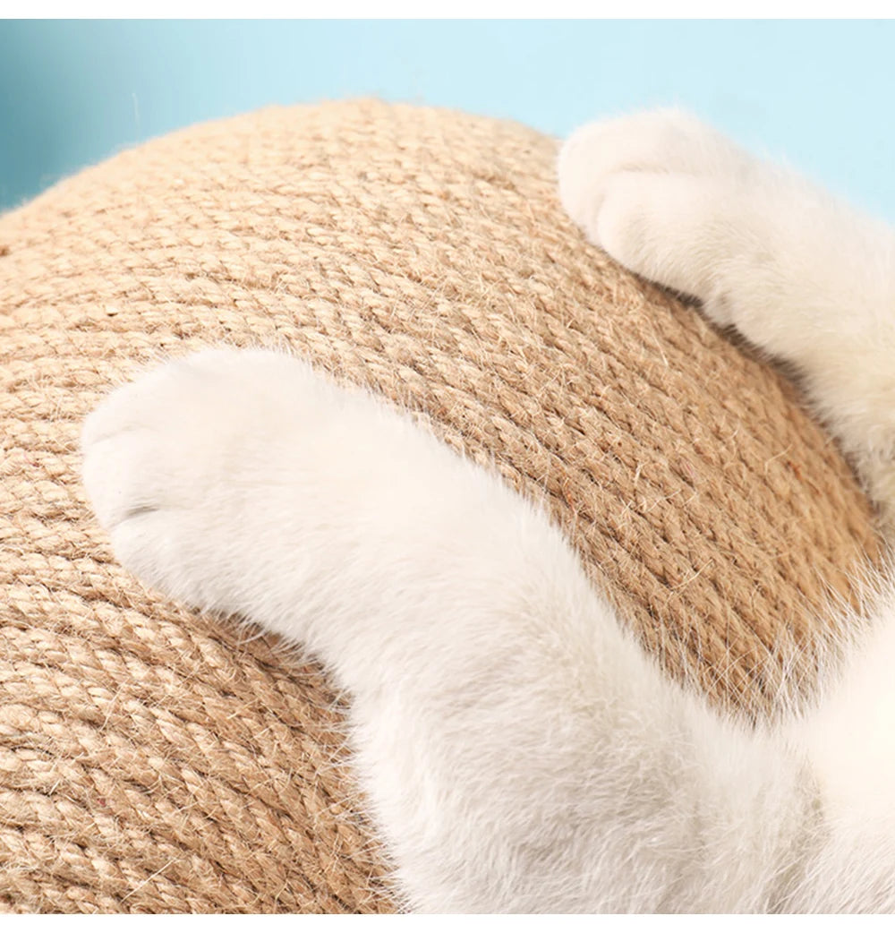 Cat Scratching Ball Toy with Sisal Rope