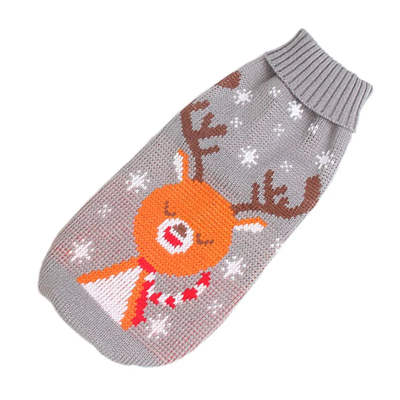 Striped Dog Sweater – Winter Warm Pet Clothes