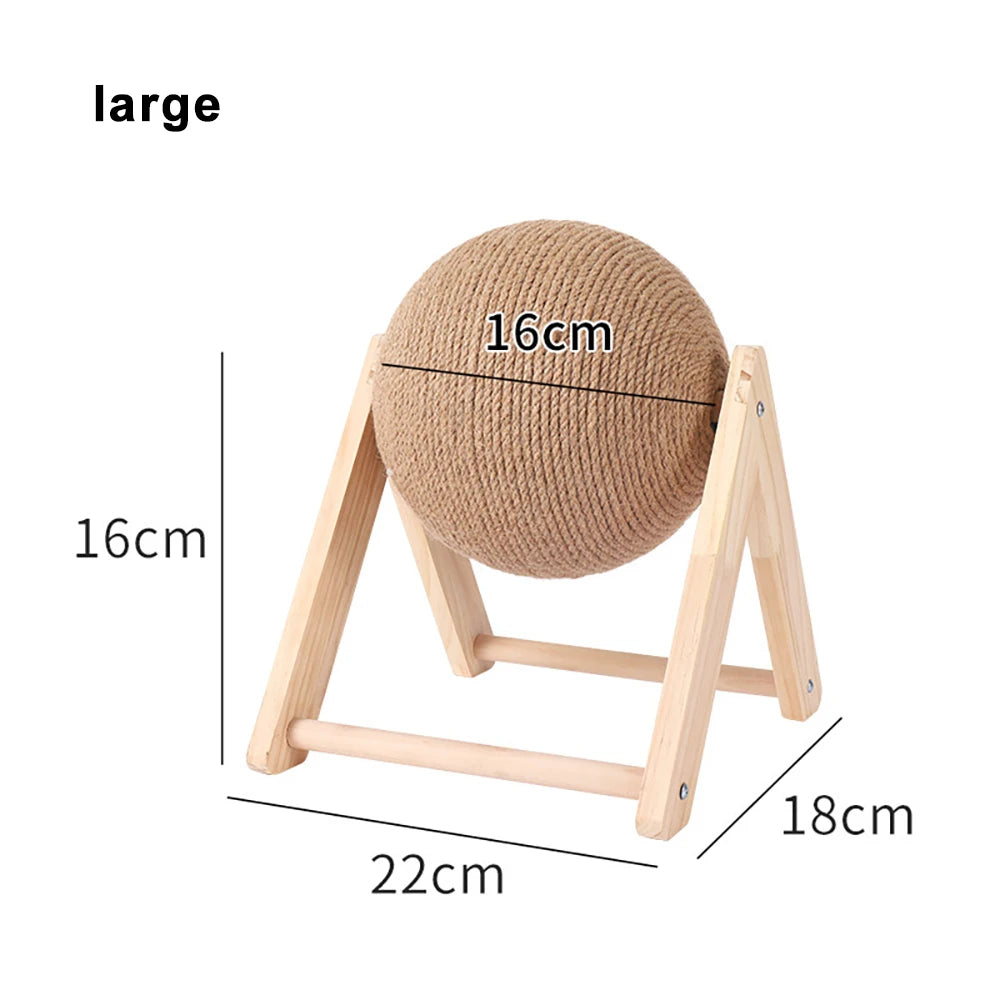 Cat Scratching Ball Toy with Sisal Rope