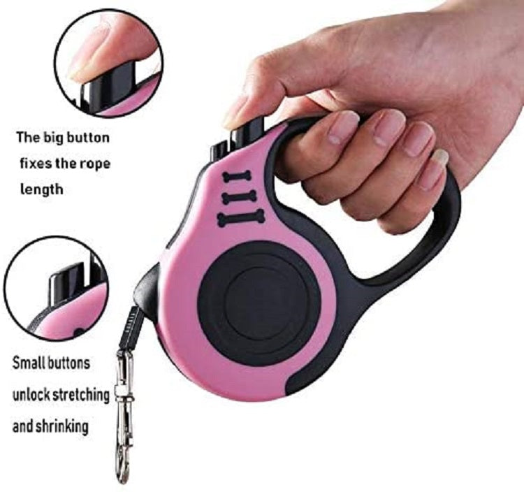 Adjustable Retractable Dog Harness & Leash