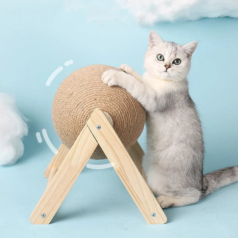 Cat Scratching Ball Toy with Sisal Rope