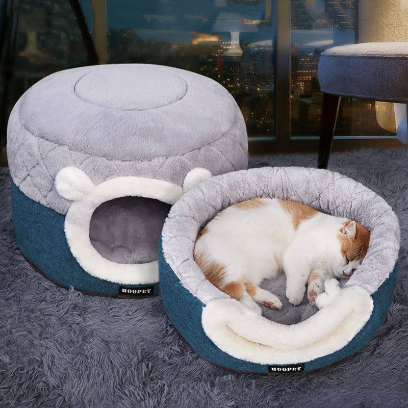 Warm Pet Bed & Sleeping Bag for Cats and Dogs