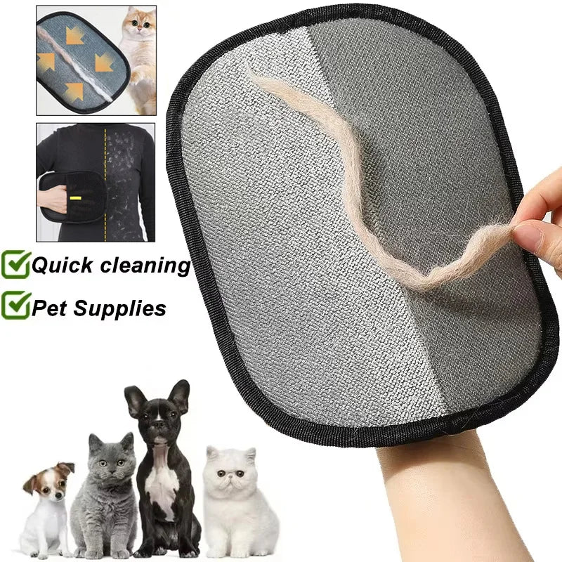 Portable Washable Pet Hair Remover Gloves