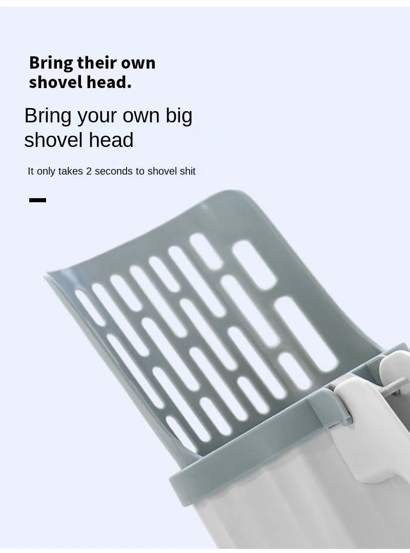 Pets Litter Shovel Scoop with Refill Bag