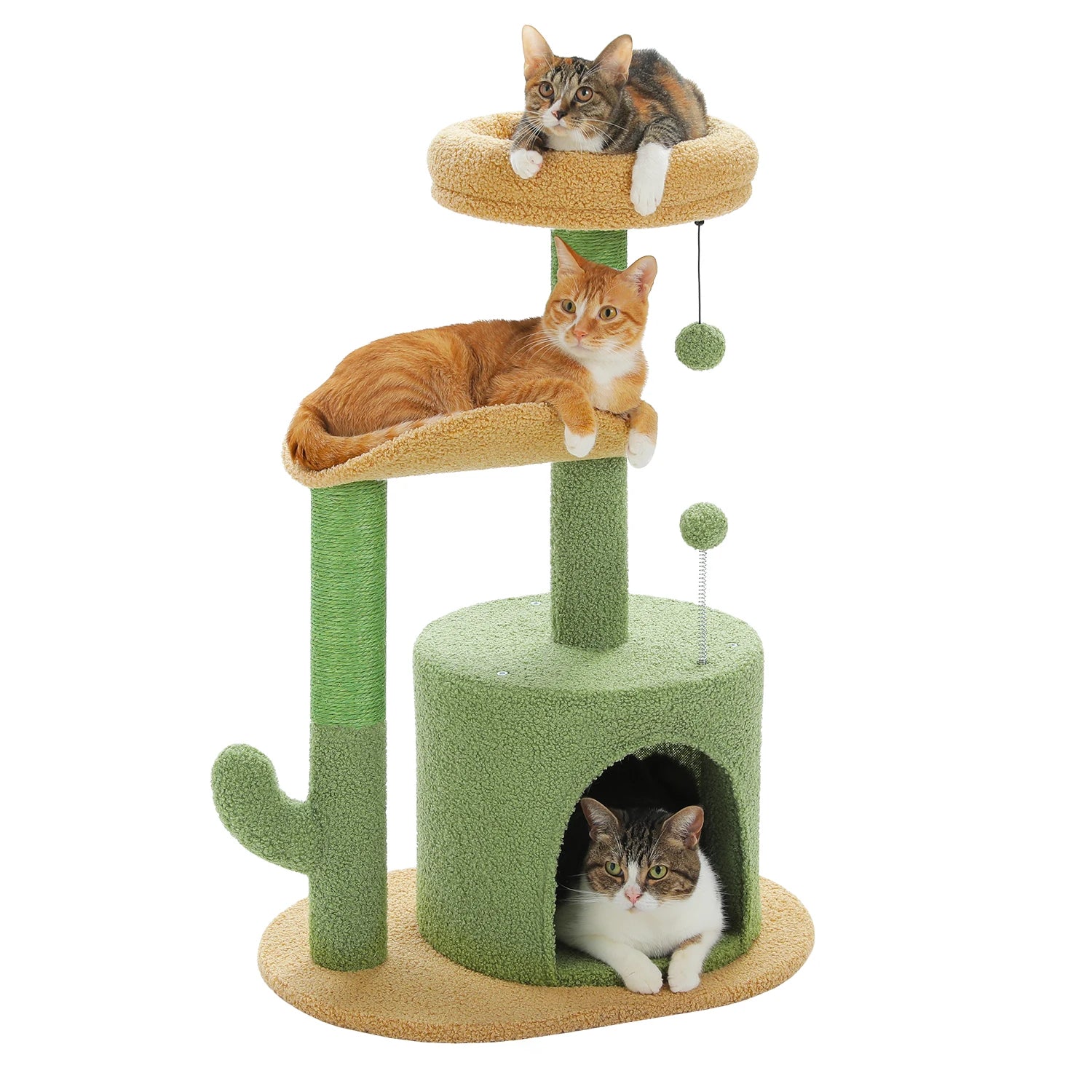 Cat Tree with Sisal Scratching Post