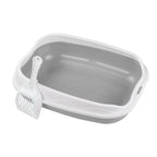 Semi-enclosed Cat Litter Box