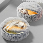 Cat Winter Warm Semi Enclosed Sleeping Bed