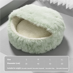 Cat Winter Warm Semi Enclosed Sleeping Bed