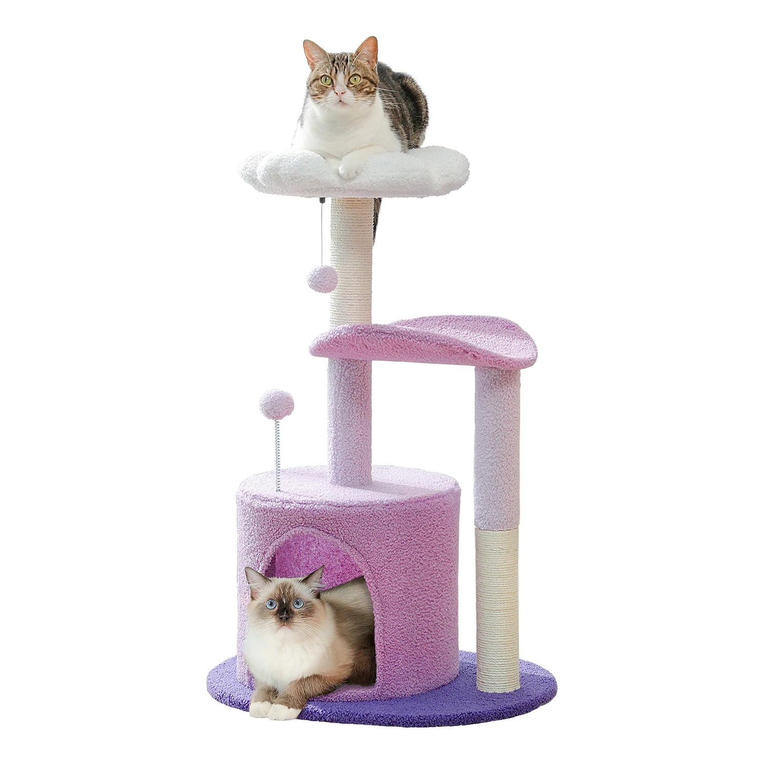 Cat Tree with Sisal Scratching Post