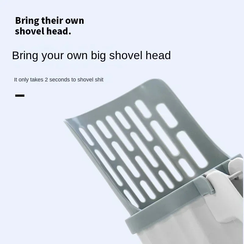 Pets Litter Shovel Scoop with Refill Bag