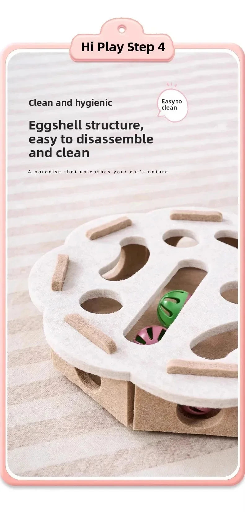 Cat Puzzle & Claw Grinding Toy