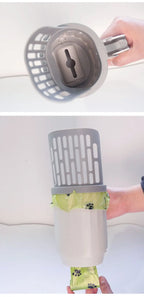 Pets Litter Shovel Scoop with Refill Bag