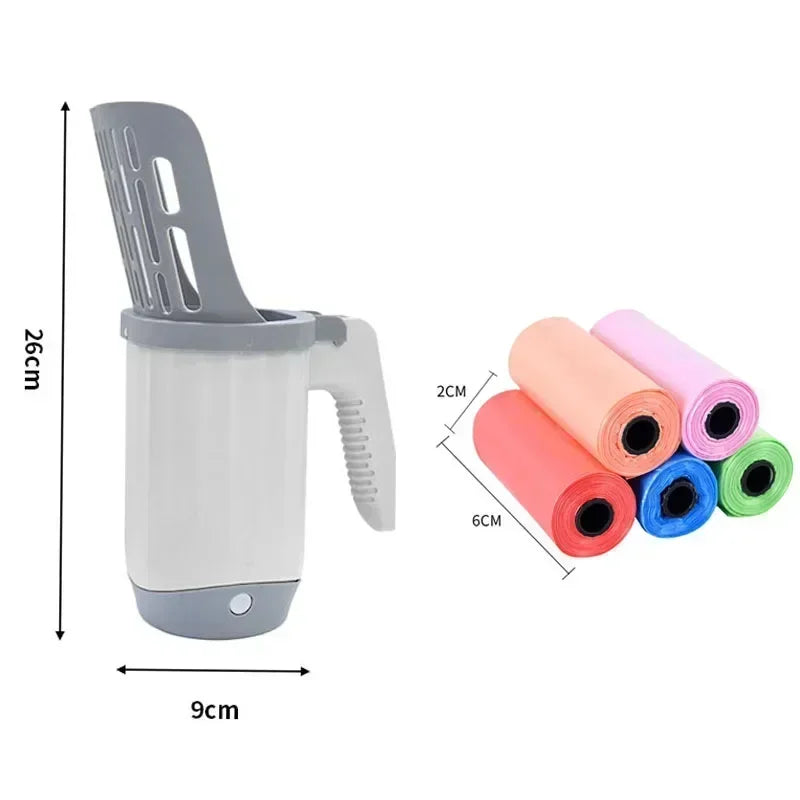 Pets Litter Shovel Scoop with Refill Bag