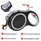 Adjustable Retractable Dog Harness & Leash