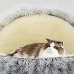 Cat Winter Warm Semi Enclosed Sleeping Bed